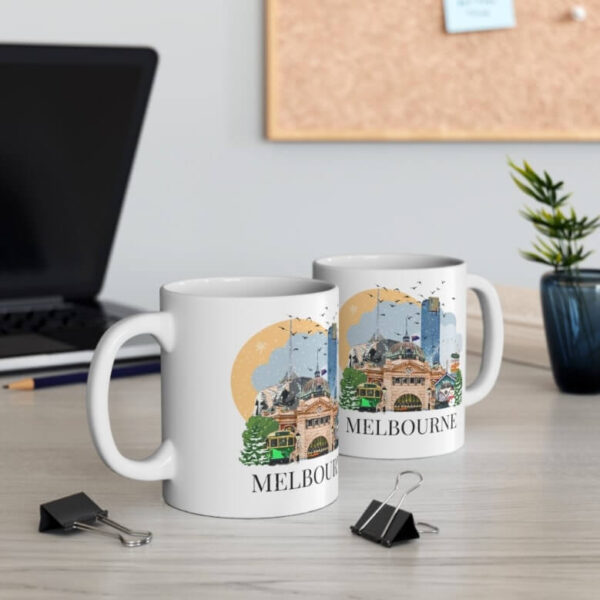 Melbourne Christmas Mug - Image 5