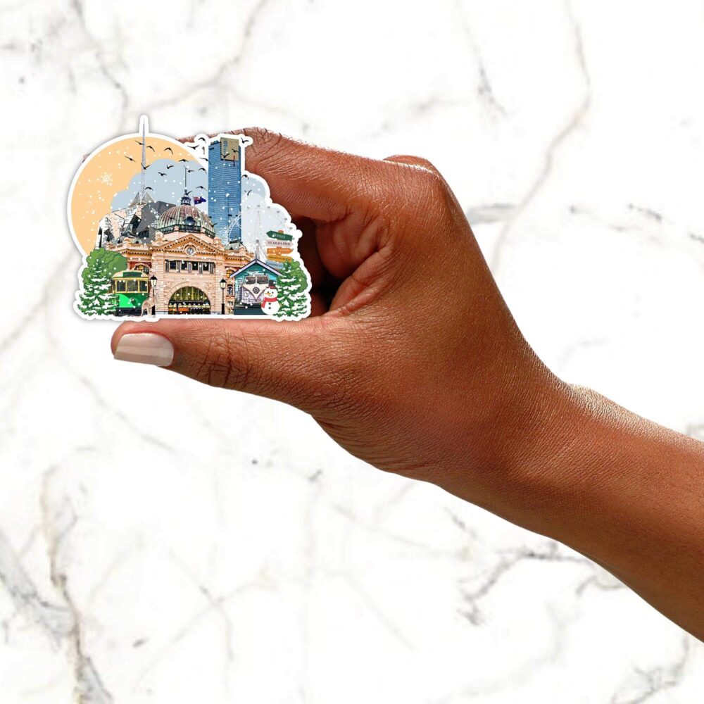 Melbourne Landmark Sticker
