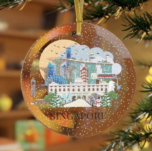 Singapore Christmas ornament