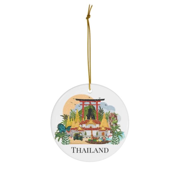 Colourful Thailand Christmas ornament