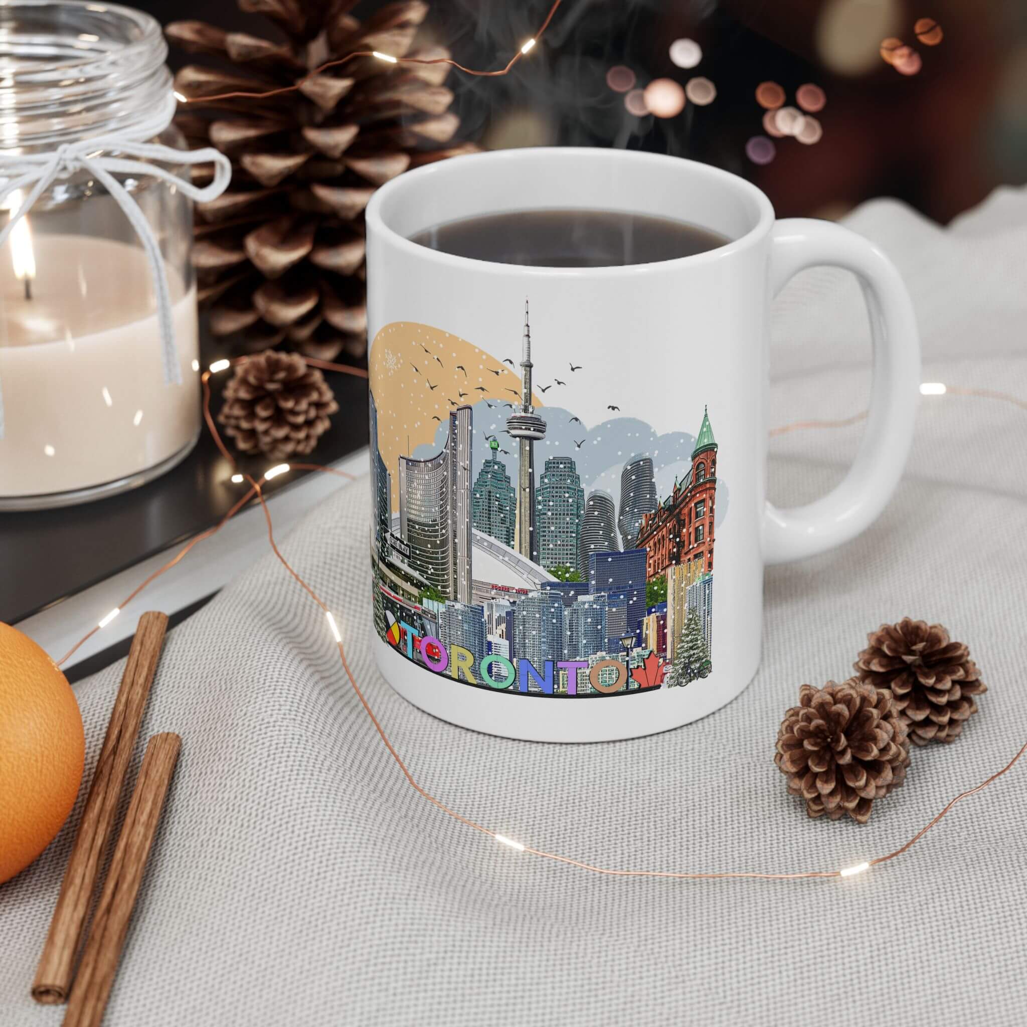 Toronto Christmas Landmarks Mug