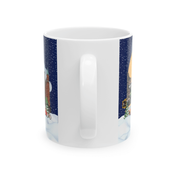 Colourful Toronto Christmas landmarks coffee mug