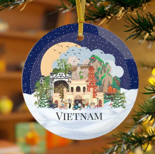 Colourful Vietnam Christmas ornament