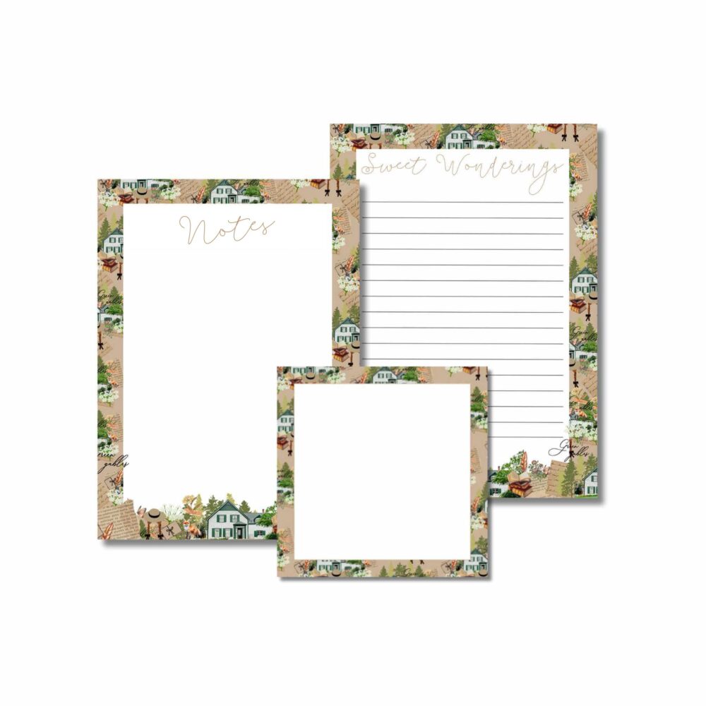 Green Gables Notepads