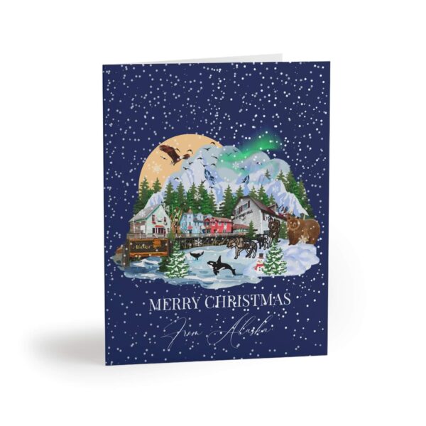 Alaska Christmas Greeting card