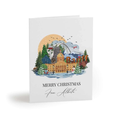 Alberta Christmas Greeting card