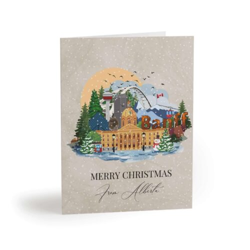 Alberta Christmas Greeting Card