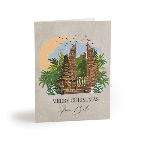 Bali Christmas Greeting Card