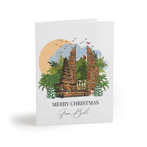 Bali Christmas Greeting Card