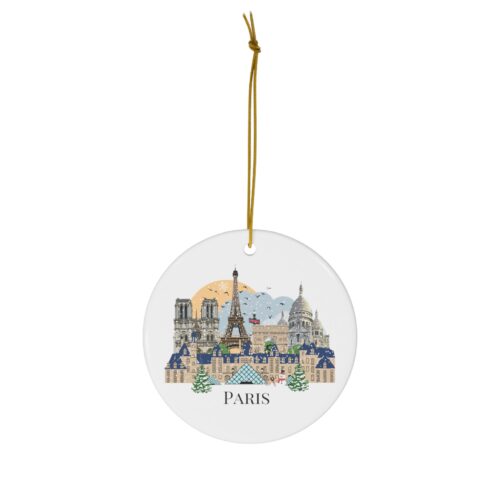 Paris Christmas ornament - Image 3