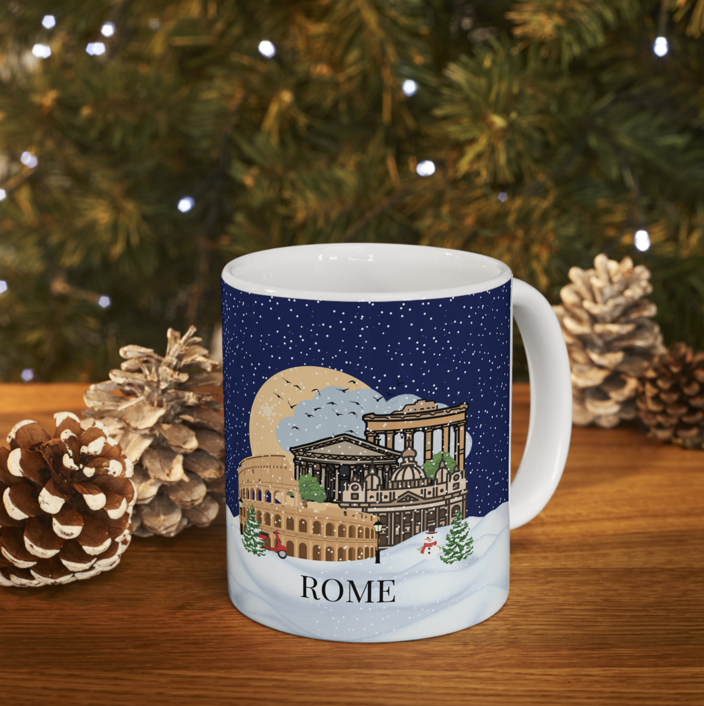 Rome Christmas Mug