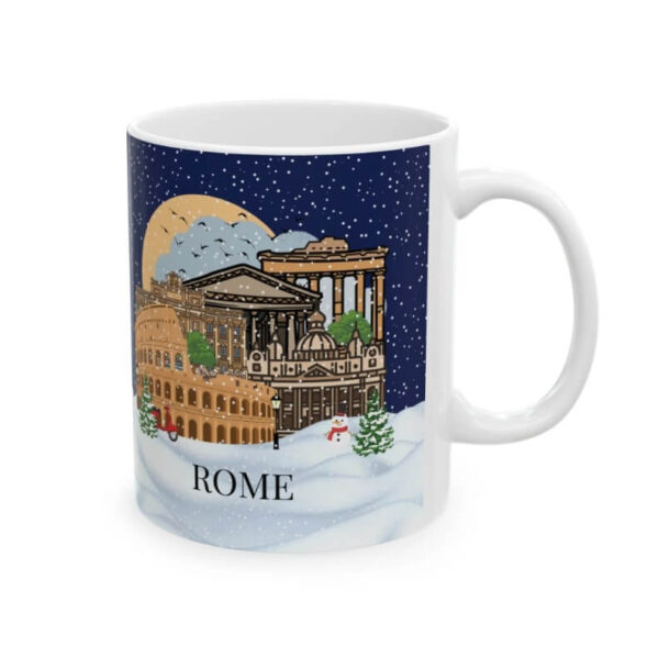 Rome Christmas mug