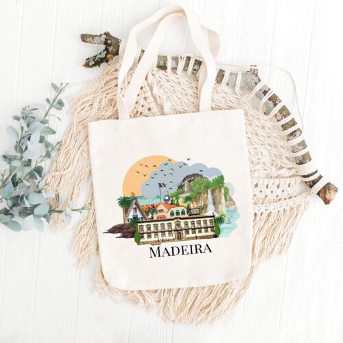 Colourful Madeira tote bag