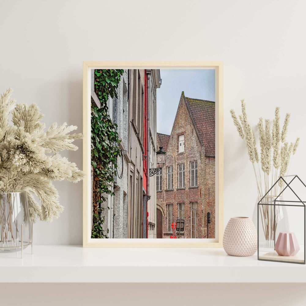 Bruges Architecture Print