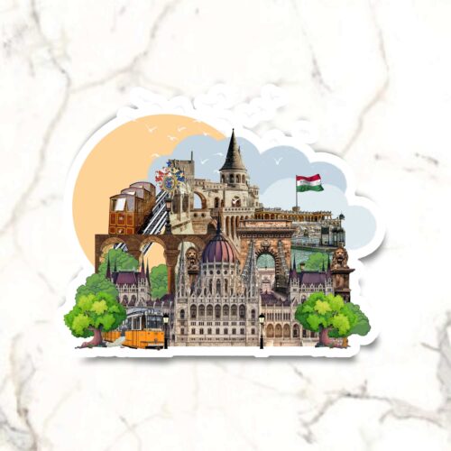 Budapest Landmark sticker