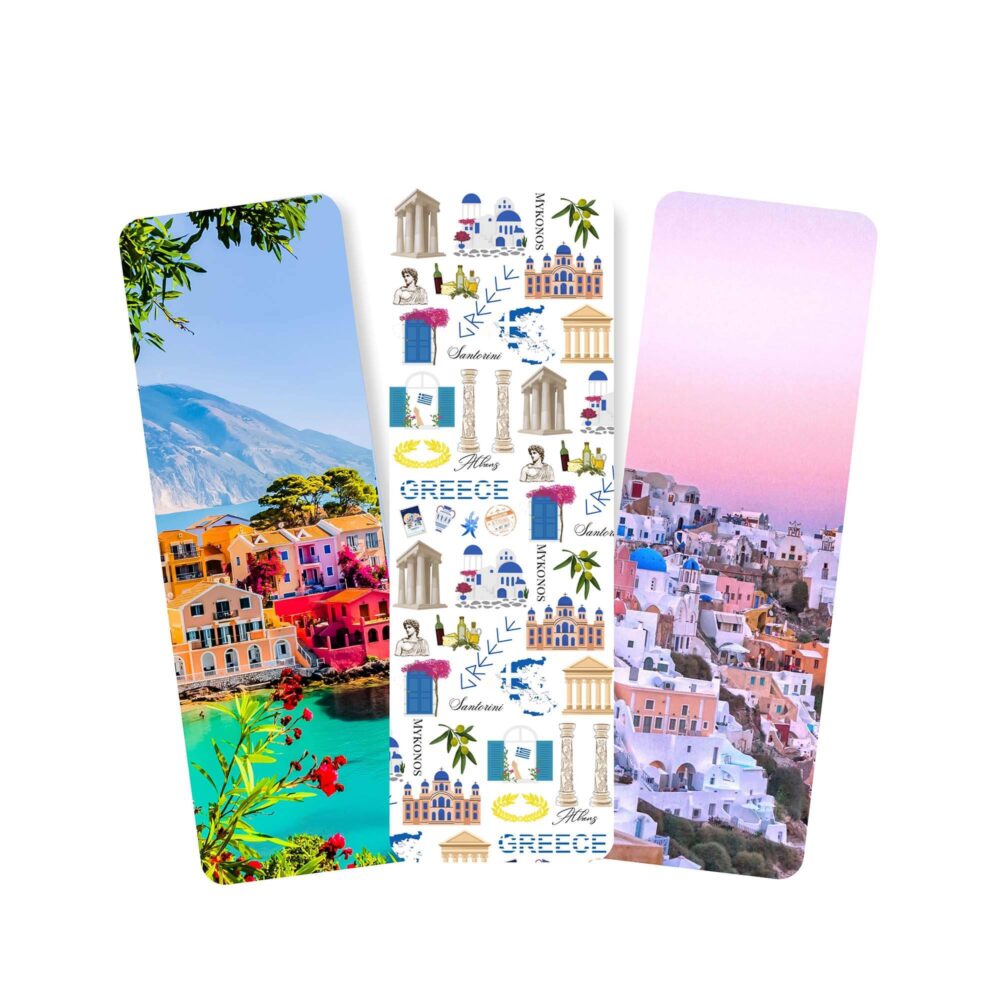 Greece bookmark set