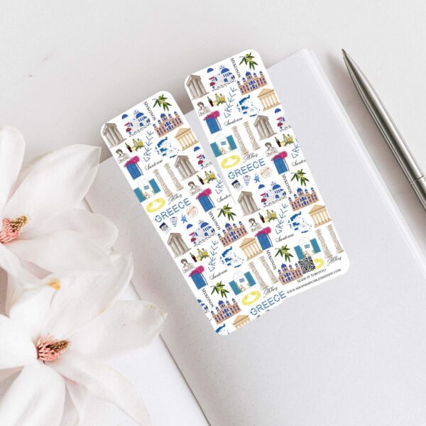 Greece Graphic Bookmark