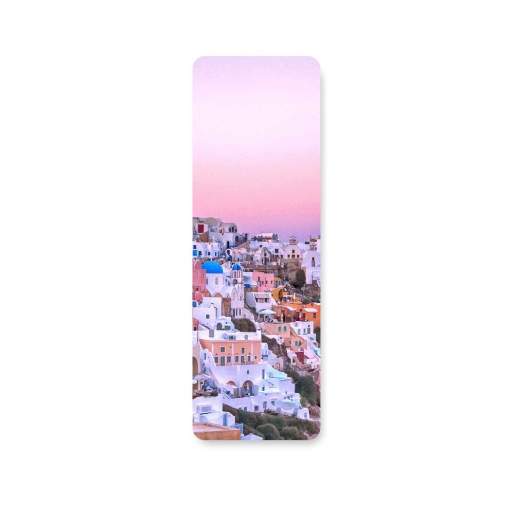 Santorini Sunset bookmark