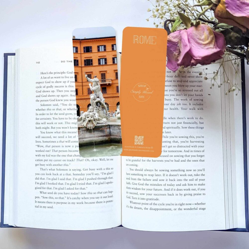 Rome Fountain bookmark