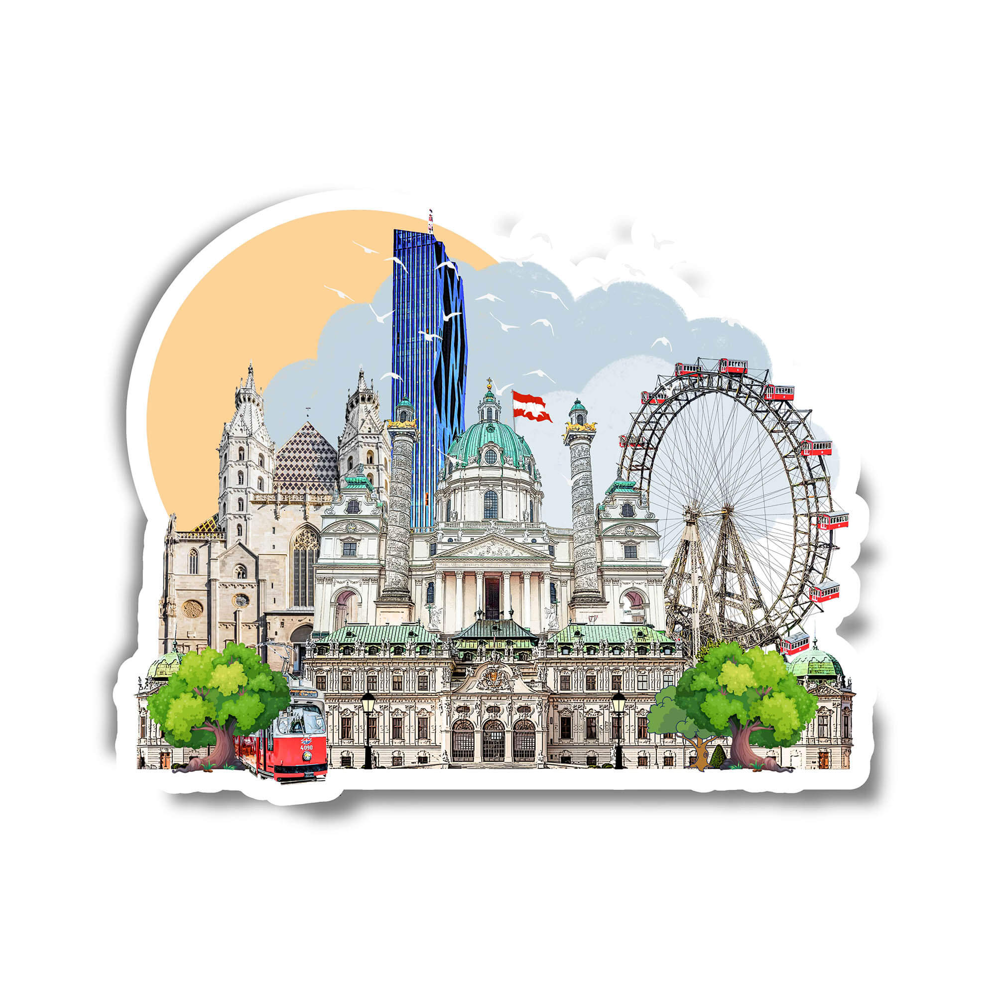 Vienna Sticker