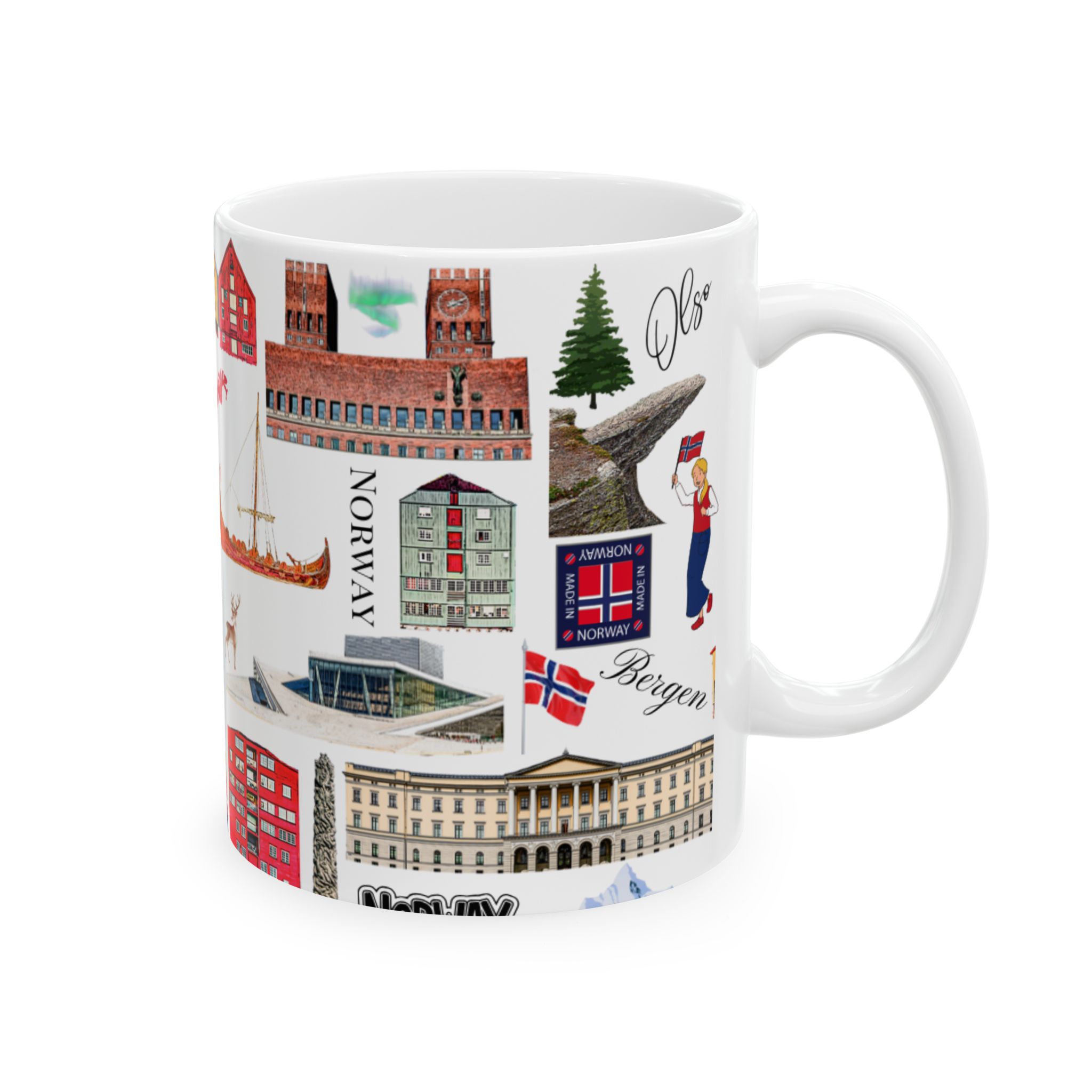 Norway Pattern Coffee mug