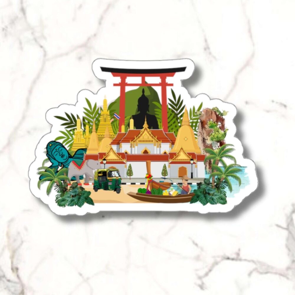 Thailand Landmark Sticker