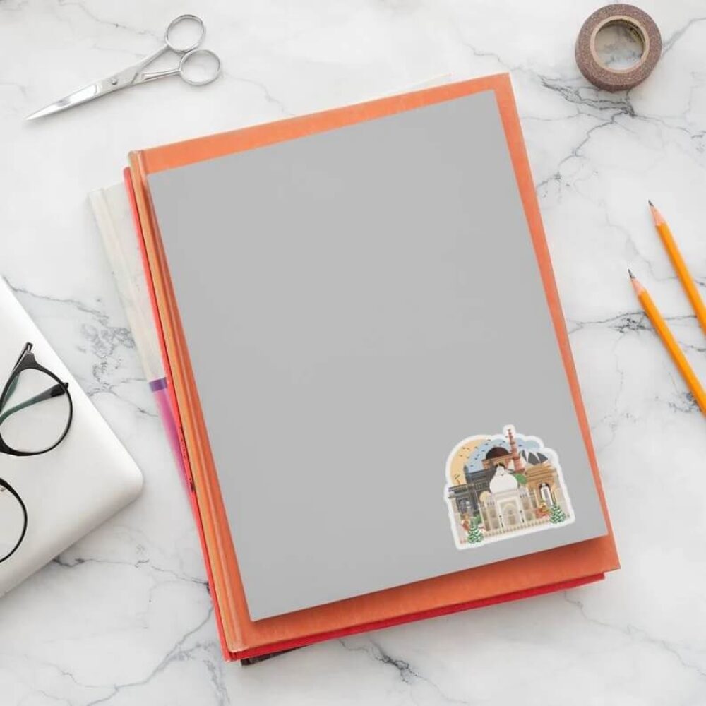 India Landmark Sticker