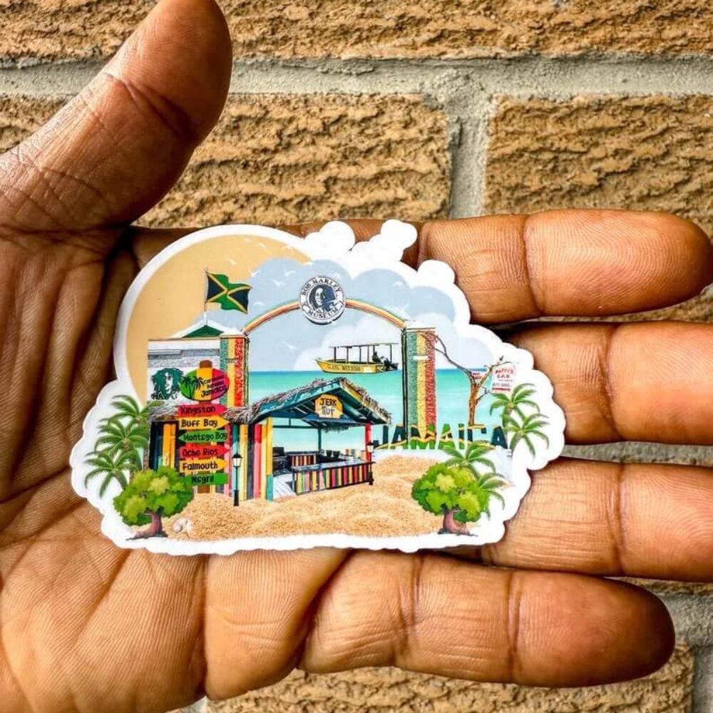 Jamaica Landmark Sticker