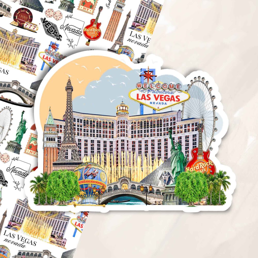Las Vegas Landmark Sticker