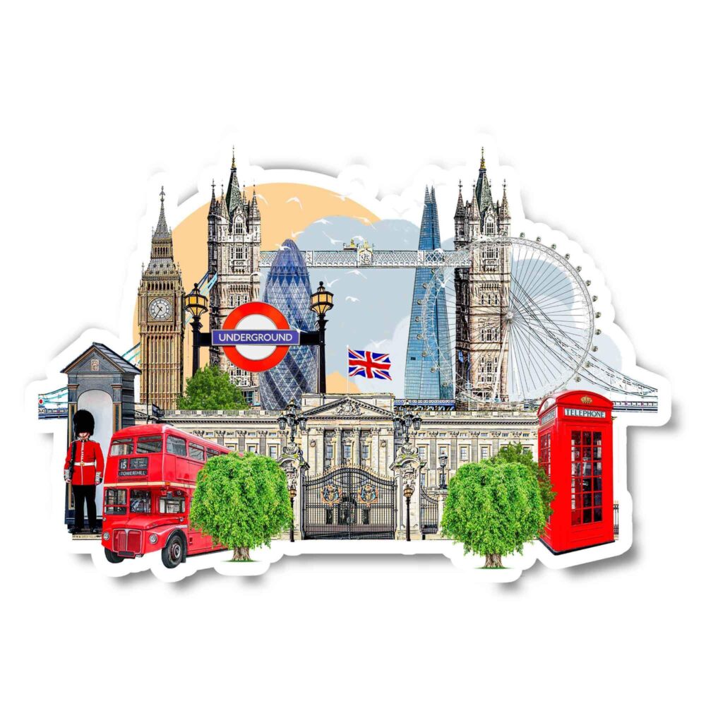 London Landmark Sticker