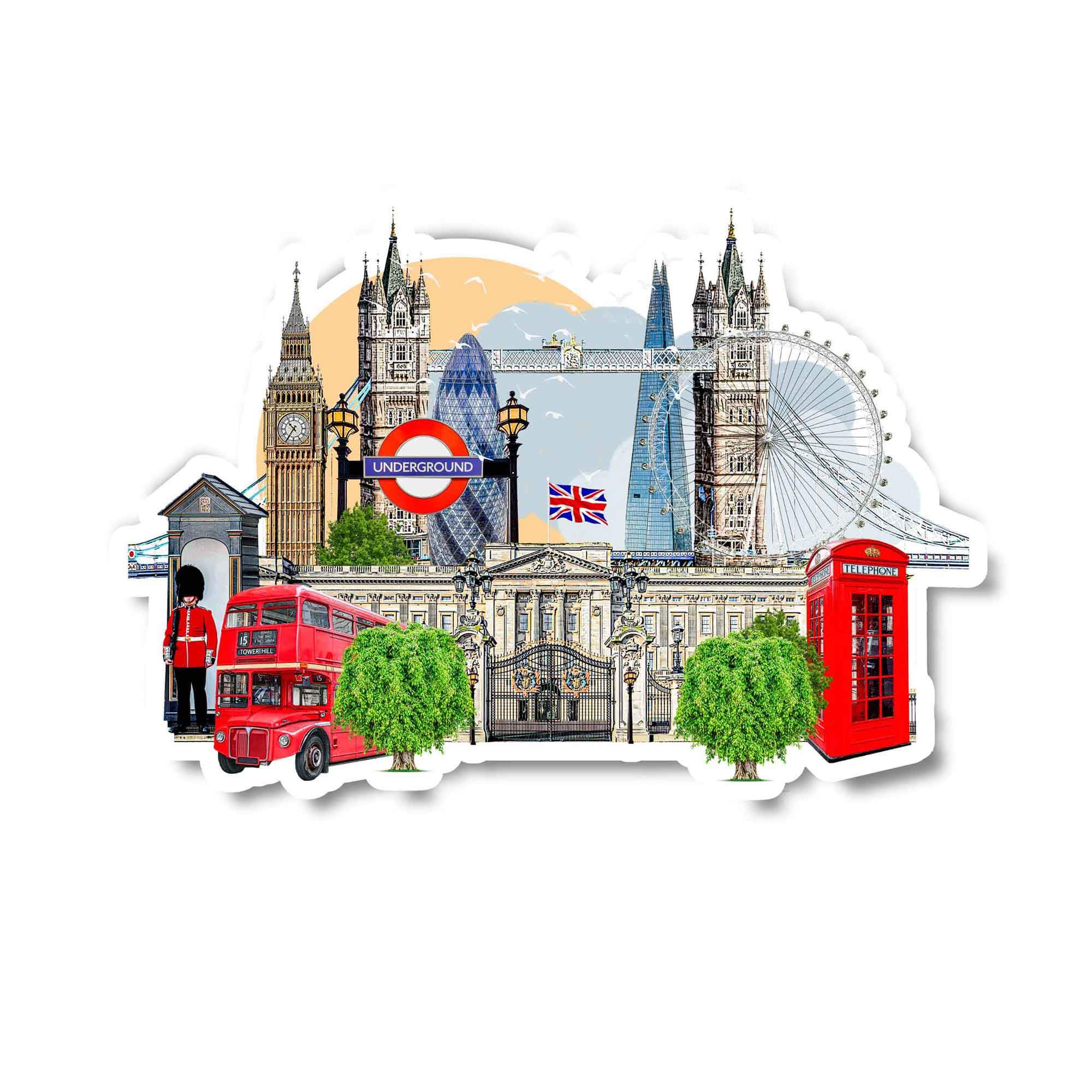 London Sticker London Landmark Sticker