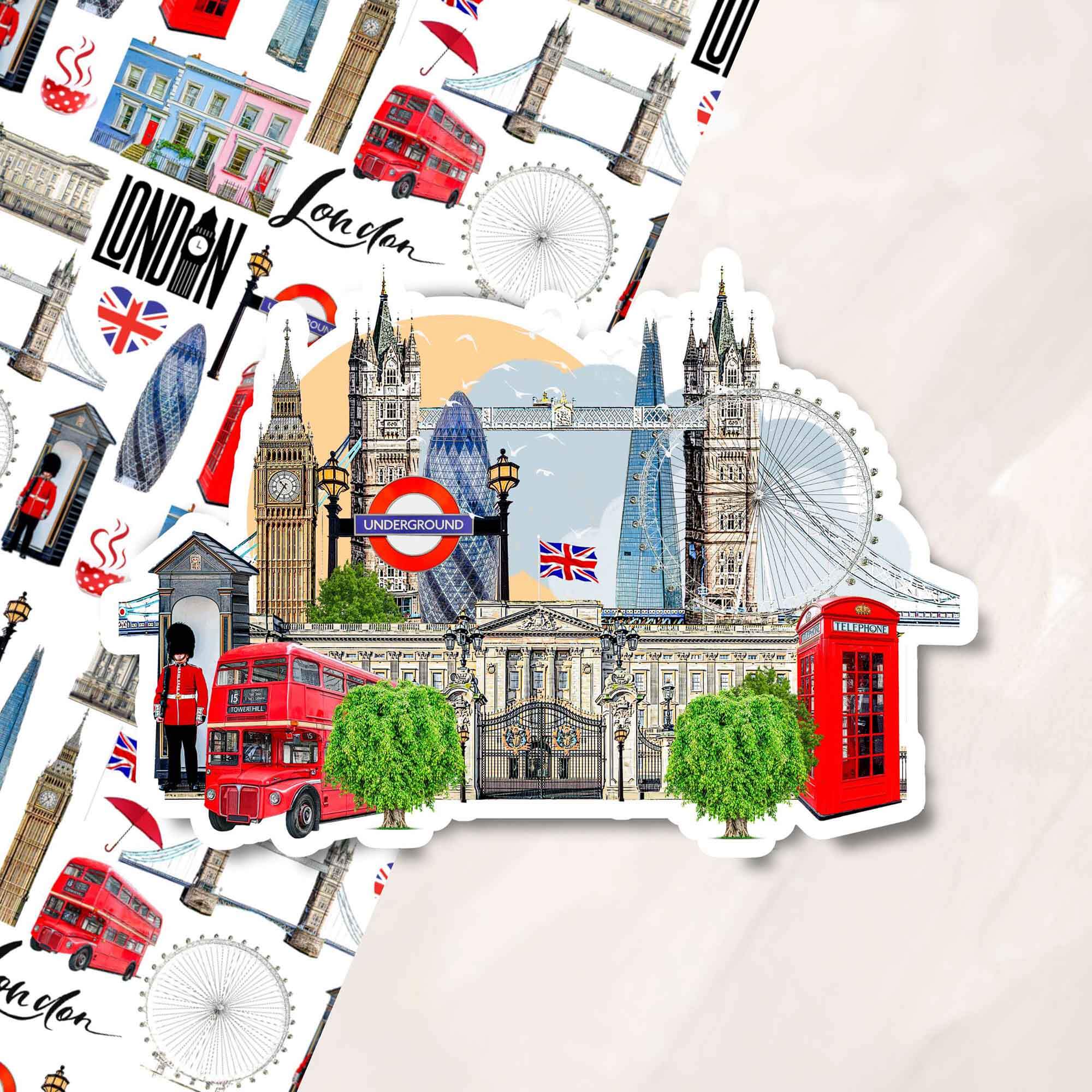 London Landmark Sticker