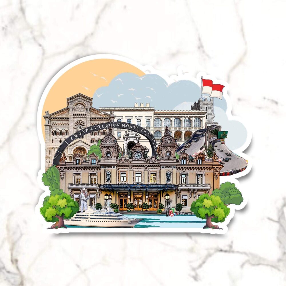 Monaco Sticker