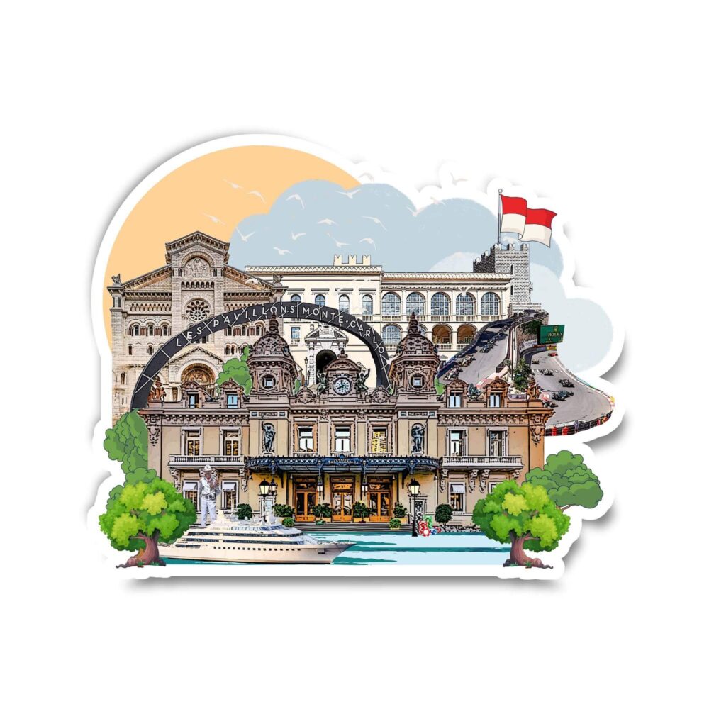 Monaco Sticker