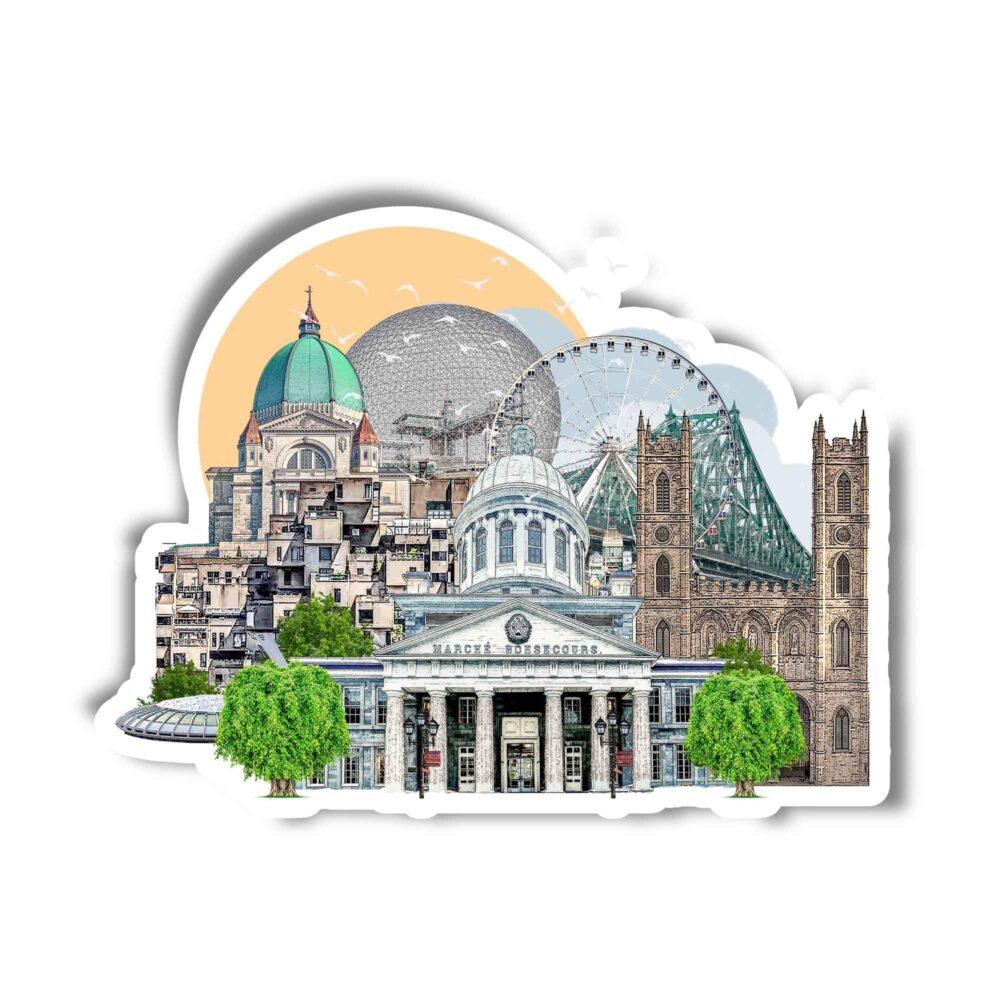 Montreal Landmark Sticker1 Montreal Landmark Sticker