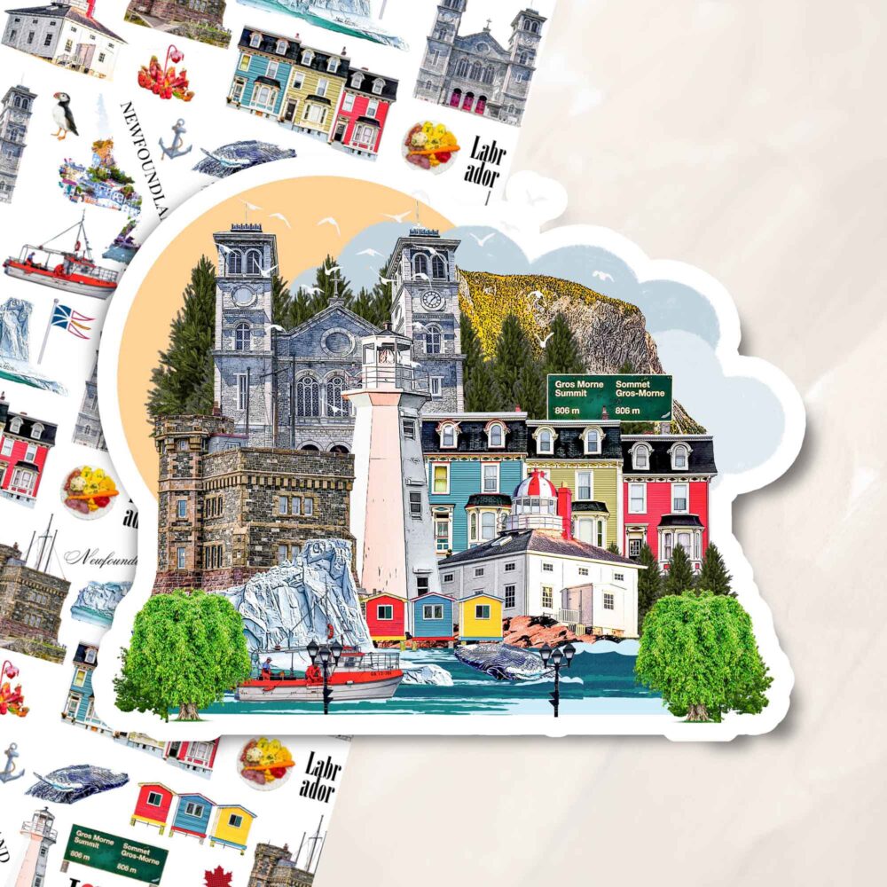 Newfoundland Landmark Sticker