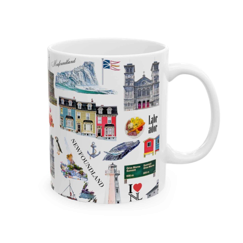 Newfoundland pattern mug6 Newfoundland Pattern mug