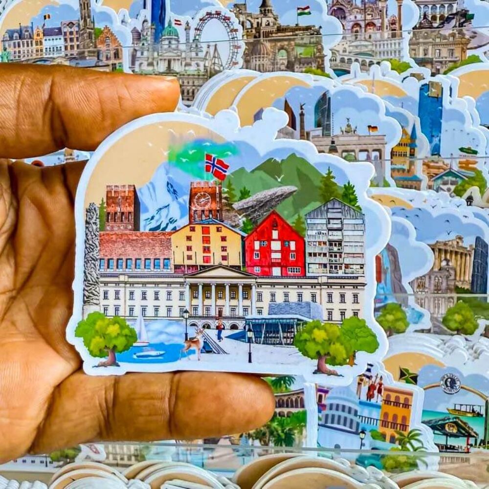 Norway Landmark Sticker