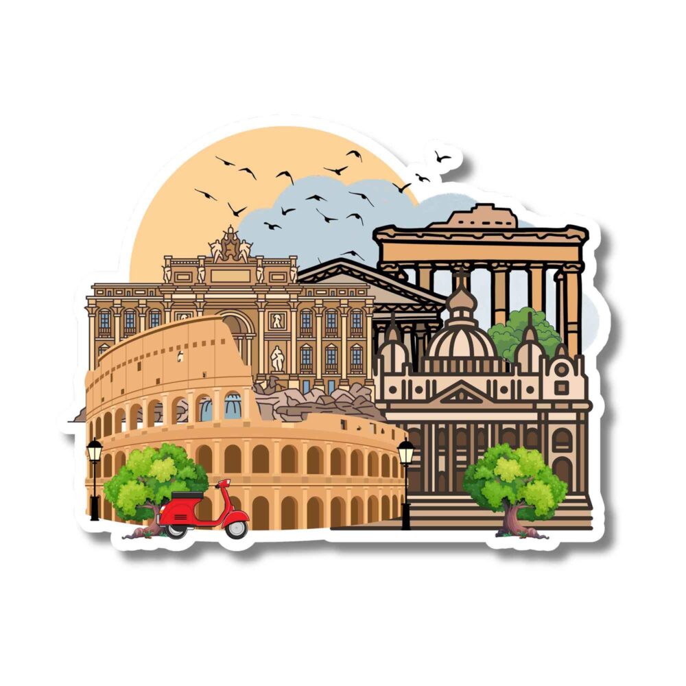 Rome Sticker Rome Landmark Sticker