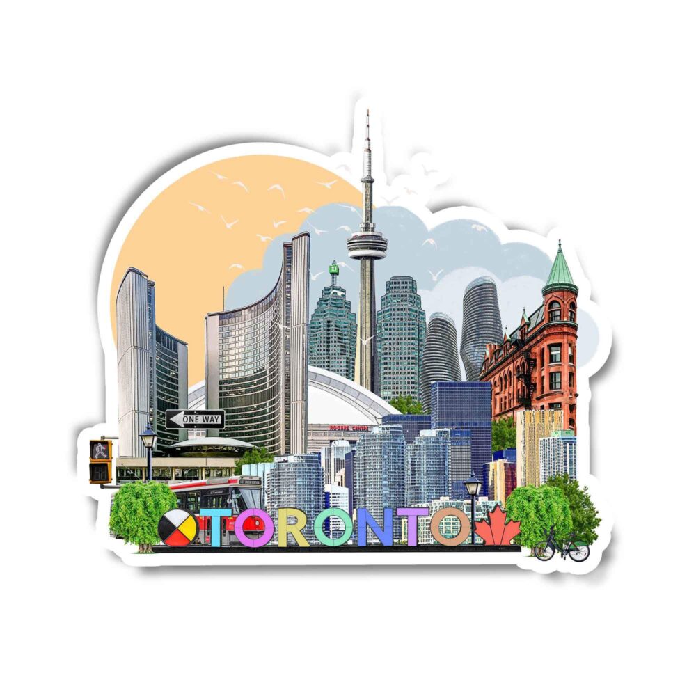 Toronto Landmark Sticker Toronto Landmark Sticker