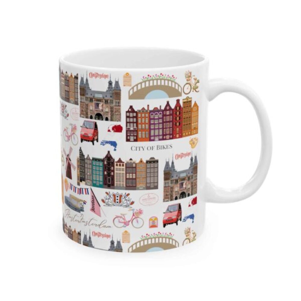 Amsterdam Pattern coffee mug Amsterdam Pattern mug